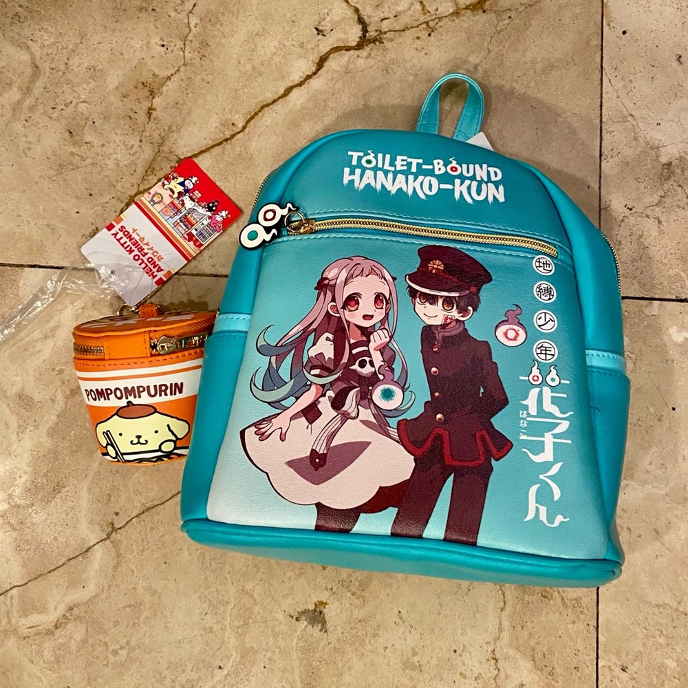 Anime Character Blue Backpack